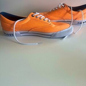 Tommy Hilfiger shoes, orange color, size 9.5